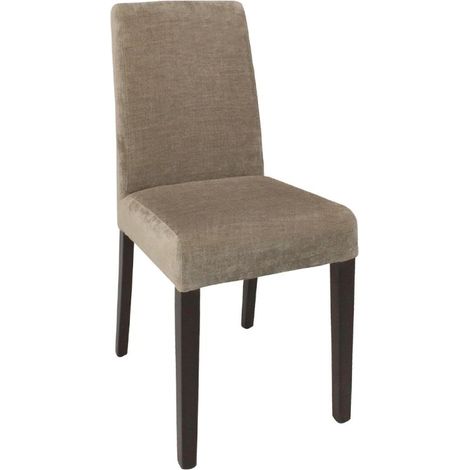 Chaises en Tissu Beige - Lot de 2 - Bolero (1/5)