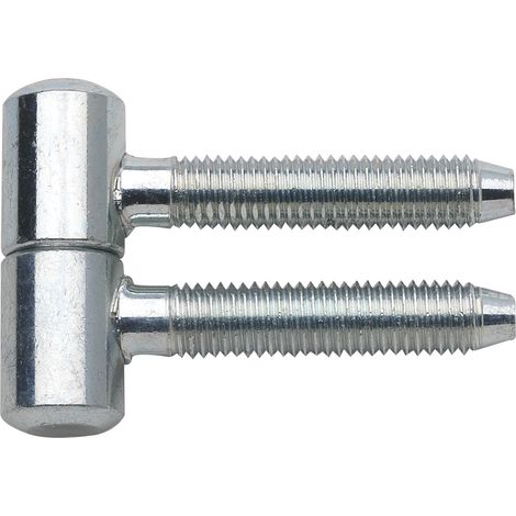 Anuba Einbohrband (Türscharnier) Band ø 9 mm Türbeschlag Stahl verzinkt (1/2)