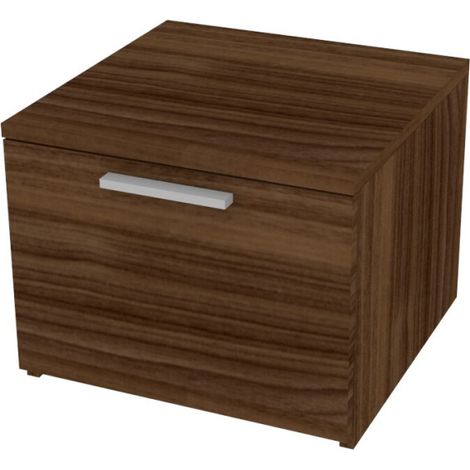 Cassettiera moderna con cassetto a chiusura rallentata - Ideale per cameretta o ufficio - Noce canaletto (1/5)