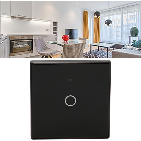 Interrupteur intelligent WiFi, panneau de commande sans fil intelligent, interrupteur tactile, commande vocale Alexa. (1/5)
