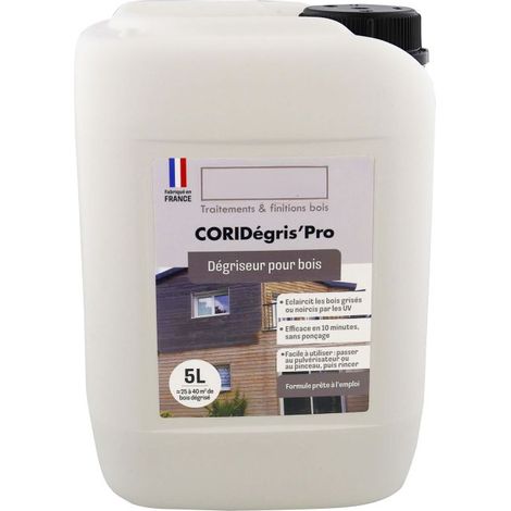 Dégriseur pour terrasse bois - Jérican 5 L