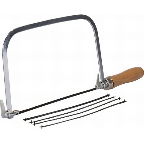 Scie à chantourner à main 170 mm à 5 lames assorties - SW45 - Silverline