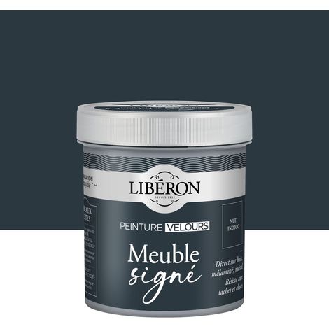 Pintura para muebles y carpintería. Muebles firmados LIBÉRON, terciopelo índigo noche, 0,5 L LIBERON (1/5)