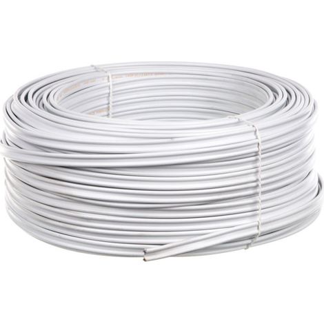 YDYt Kabel 2x1,5 weiß 500V /100m/
