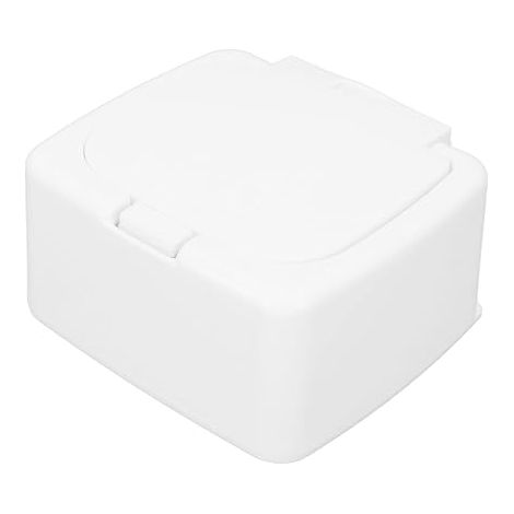 Aufbewahrungsbox für Watte, quadratische Aufbewahrungsbox, Behälter für Watte- und Schwammstaub mit praktischem Zugriff, leicht zu finden (1/5)