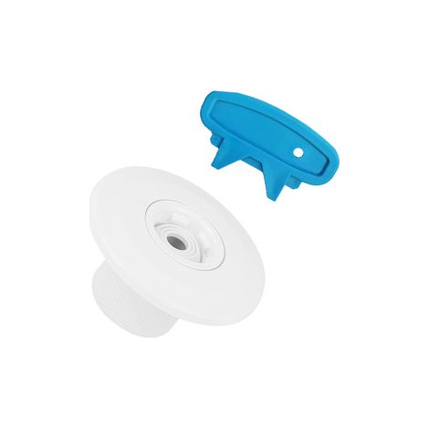 Buse rotative 360 degrés 2 pouces – Entrée sortie pour liner de piscine – Avec outil de démontage inclus-5 buses de 2 pouces + outil de démontage bleu