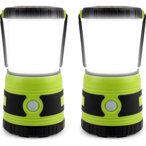 Super Bright LED Camping Lamp 1500 Lumens 4 Lighting Modes Dimmable Searchlight Battery Operated Emergency Tent Lighting Emergency Power Outage