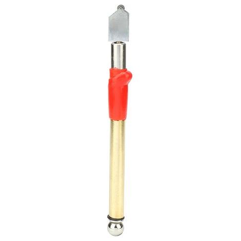 1Pc Couteau à Vitre avec Poignée Métallique pour Découpe de Carrelage et Miroir (Couleur Aléatoire) (1/5)