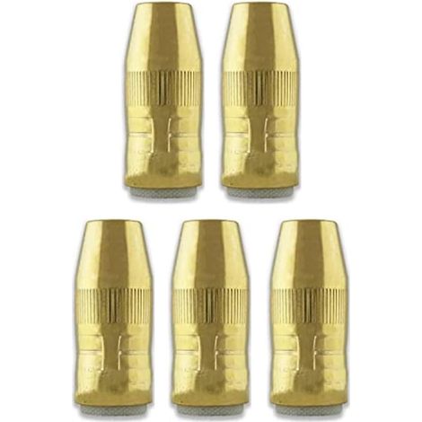 Lot de 5 buses de soudage en laiton pour diffuseur de gaz (1/5)