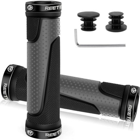 Ergonomische Fahrradgriffe mit Doppelverriegelung für 22,2 mm Lenker (1/5)