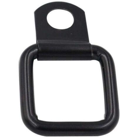 Ersatz-D-Ring-Anker, D-Ring-Befestigungsanker, Festmacherhaken, Festmacher-D-Ring (8er-Packung schwarz)