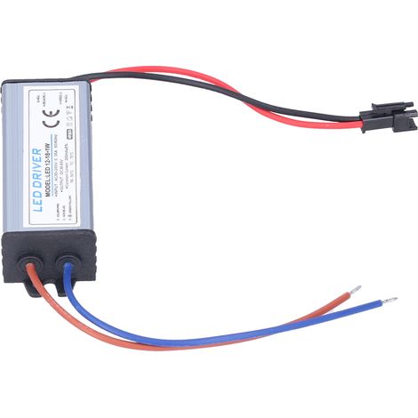 Netzteil für 12-18 x 1W LEDs, wasserdichter Weitbereichstransformator AC95-265V/DC36-63V, 300mA Konstantstrom, DIY-Anschluss mit Anschlusskabel. (1/5)