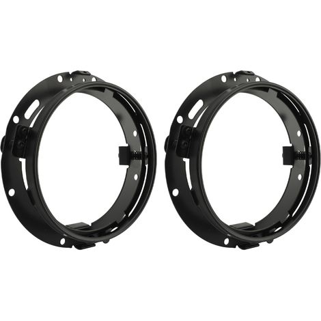Marco de montaje de faros delanteros duradero de 7 pulgadas para Wrangler JK (1/2)