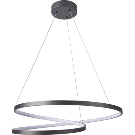Suspension LED design anthracite 52W 4000K Zefira Polux (1/4)