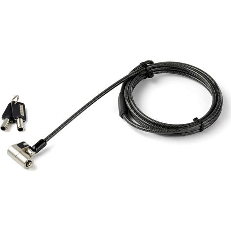 StarTech.com Cable de 2m Universal de Seguridad para Ordenadores Portátiles - para K-Slot - Ranura Nano - Cuneiforme (Wedge) - c (1/5)