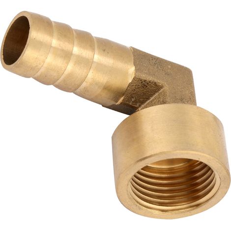G1/2 Messing-Winkel-Schlauchanschlusskupplung mit Innengewinde (14 mm) (1/5)
