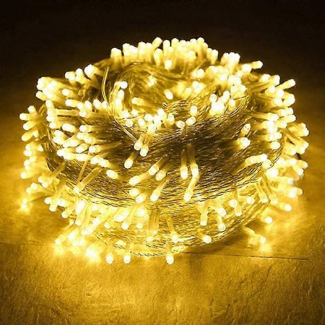 100 m lange Lichterkette mit 1000 LEDs für Weihnachten, den Außenbereich, ideal für Feiertage, Hochzeiten und Partys (1/5)
