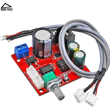 Carte de préamplificateur à double amplificateur de puissance NE5532 avec panneau avant haut-parleur, réglage du volume par potentiomètre et câble blindé inclus. (1/4)