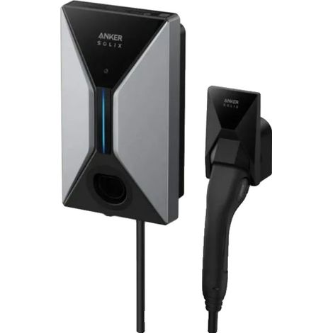 Anker SOLIX V1 CABLE Stazione di ricarica intelligente EV Wallbox 22 kW con app, Wi-Fi e Bluetooth