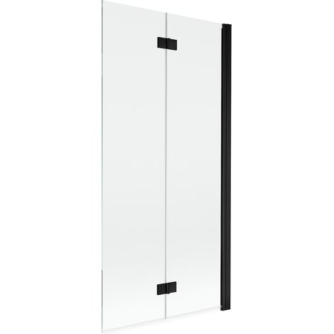 Mexen Mist paratia da doccia a 2 ante destra 90 x 150 cm, trasparente, nero - 8A9-090-002-70-00-P (1/5)