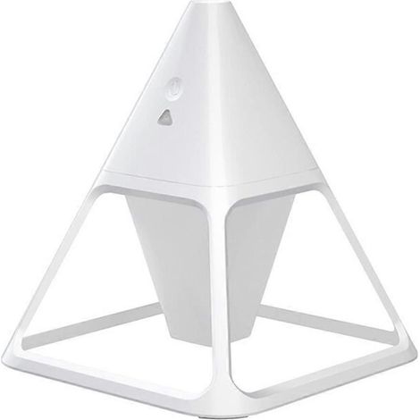 Humidificateur d'air avec télécommande, veilleuse et éclairage LCD intégré (USB) - Couleur unie (1/5)