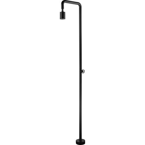 Imex -  Ducha Piscina Exterior Acero S.316 Negro Serie  Pool