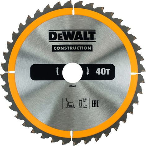 DeWALT - Lame de scie 235x30 mm, 40 dents DT1955