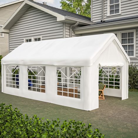 Garage tenda per veicoli doppio accesso 3x6 m OKMYHOME (1/5)