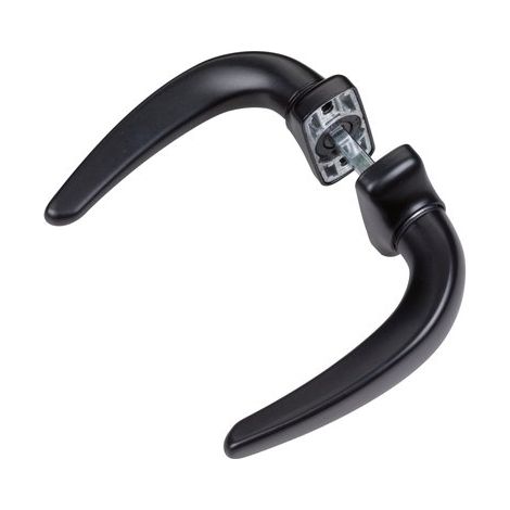 Canna doppia horus nero 9005 - 2051I