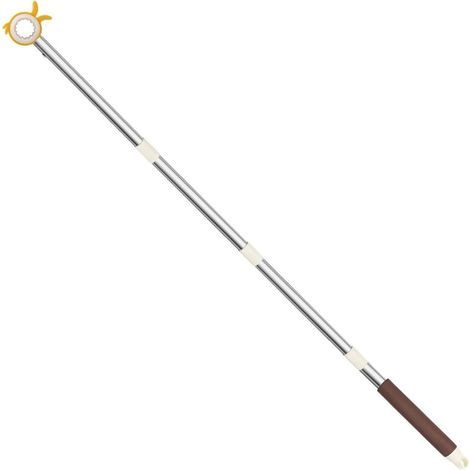 Perche Canne pour Store Velux - Tige 110cm pour Store pour Fenetre de Toit, Pièces de Rechange Detachee pour Fenêtres de Toit, Tige avec Hameçon Compatible avec Fenêtres Velux et Autres Modèles(Jaune) (1/5)