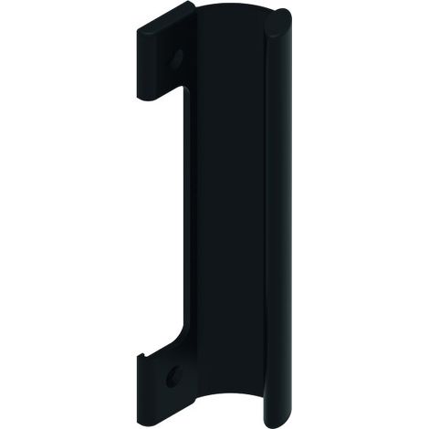La Croisee Ds – Poignée de porte coulissante en aluminium noir – Entraxe 164 mm – Hauteur 204 mm – Saillie 45 mm – Déport 56 mm – DS7247013
