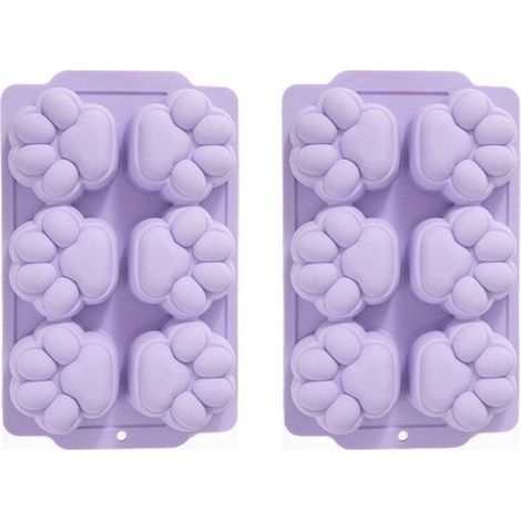 Bac à glaçons, moule à glaçons en griffe de chat mignon, Mini moule 2 pièces pour gâteaux cuits à la vapeur, glaçons, aliments p