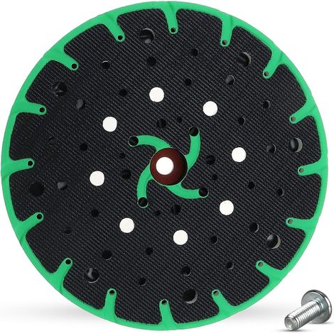 Plateau de ponçage 150 mm, plaque de ponçage d'aspiration de poussière 150 mm compatible avec ponceuse excentrique Festool Rotex RO, ETS 150, ETS EC 150, LEX (1/5)