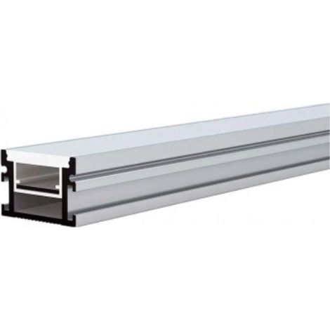 Profilé Aluminium Piétonnable 2m Encastrable au Sol pour Ruban LED - Corps Argenté - SILUMEN (1/3)