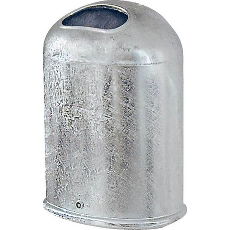 [NEUWERTIG] B-Ware Abfallbehälter Müllsammler Behälter 45 Liter feuerverzinkt 430 x 330 x 600 mm (1/2)