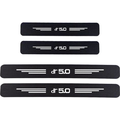 (Blanc carbone,POUR DR50) Autocollant de protection de seuil de porte en fibre de carbone pour DR Motors Zero DR1 DR2 DR3 DR4 DR5 DR6 10 EV DR 30 DR 40 50 60 70 (1/3)