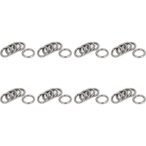 20 mm x 3 mm Edelstahlband mit angeschweißten O-Ringen (40 Stück) (1/4)