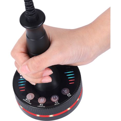 Appareil de massage électrique Gua Sha, brosse de massage des méridiens, appareil de drainage lymphatique chauffant (1/5)