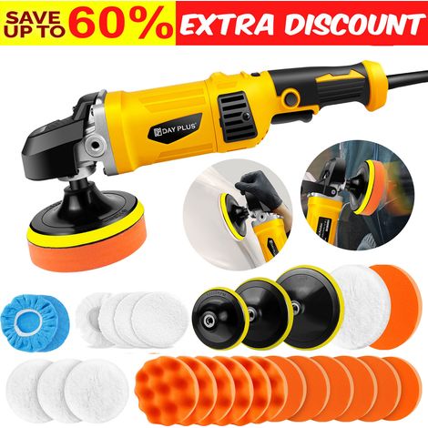 Electric Rotary Rotary Car Polisher Buffer Orbital Polishing Machine Wax Pads (1/5)