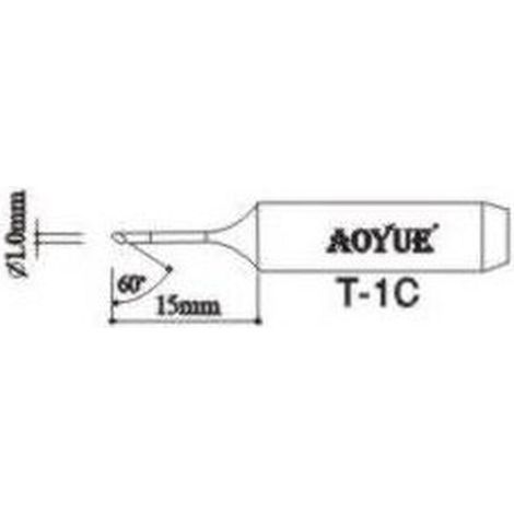 AOYUE T1C Repuesto punta soldador (1/2)