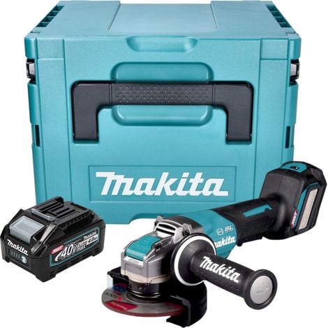 Makita GA 044 GM101 Akku Winkelschleifer 40 V max. 125 mm X-LOCK Brushless + 1x Akku 4,0 Ah + Makpac - ohne Ladegerät (1/5)