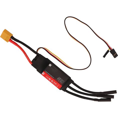 Contrôleur de vitesse électronique pour drone à voilure fixe, processeur 32 bits, protection multiple, moteur brushless, ESC. (1/5)