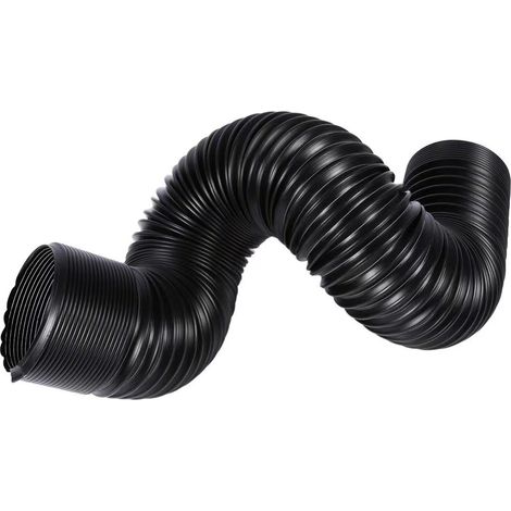 BEBUSINGOTO Tubo de admisión de aire frío universal para turbo de coche, diámetro interior ajustable de 76 mm/3 pulgadas, kit de manguera de inducción flexible, color negro, longitud de 25 cm a 1 m. (1/5)