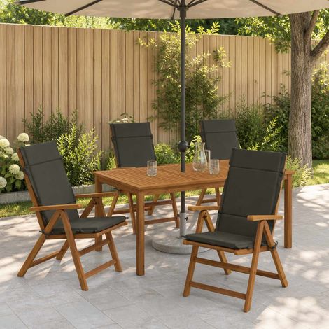 vidaXL Cojines para Sillas de Respaldo Alto en 4 Piezas GEMERT 4 pcs (1/5)