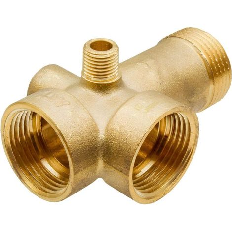 Té 5 voies laiton 2634 (1") (1/4)