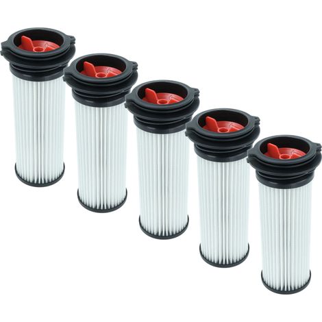 vhbw 5x Filtro compatible con Bosch BCH7PETGB, BCH7ATH32K, BCH7A32KCN aspiradora - Filtro de suciedad, unidad de filtrado