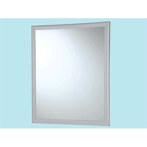 Specchio Da Bagno Rettangolare Con Cornice In Abs Bianco 50x60cm 1pz -332011 (1/5)