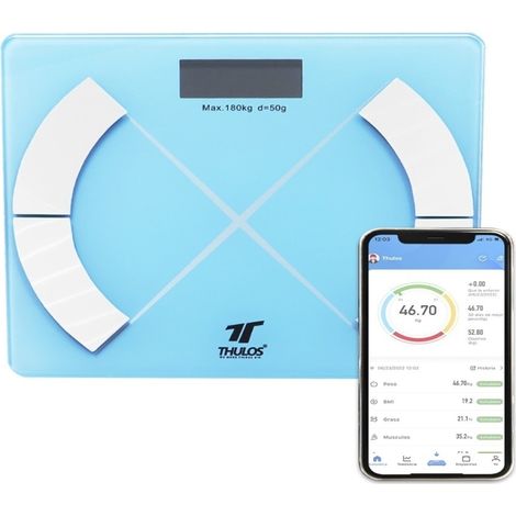 Báscula de Baño Bluetooth múltiples mediciones App para iOS y Android TH-BD122  Oferta exclusiva
