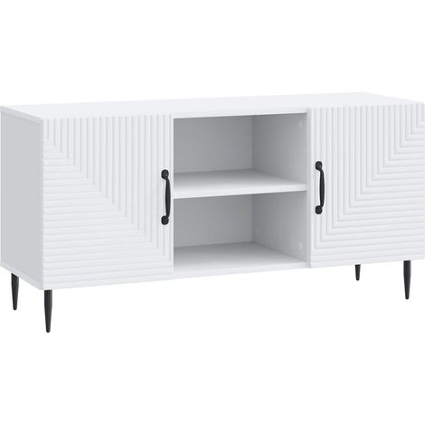 TV-Schränk Weiß 102 x 34,5 x 50 cm Holzwerkstoff vidaXL