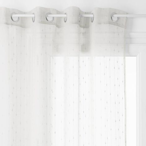 Tenda a rete Anissa bianco avorio 140x240cm - Atmosphera créateur d'intérieur (1/5)